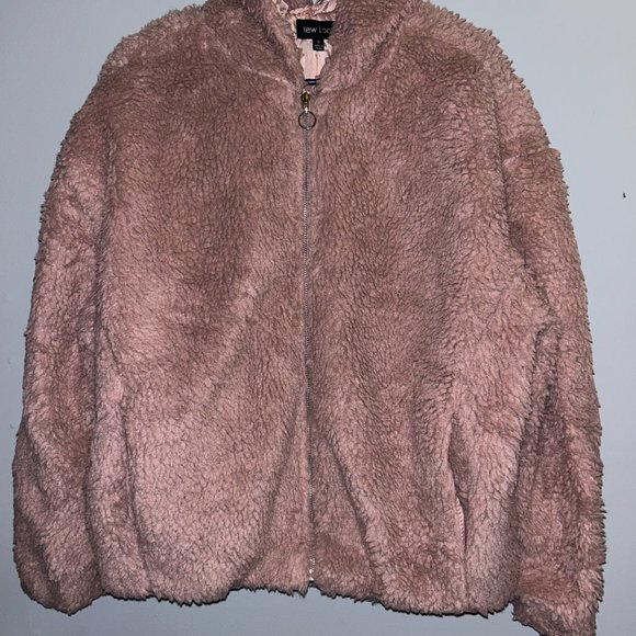 Jackets & Coats Womens Pink Fur Jacket Poshmark